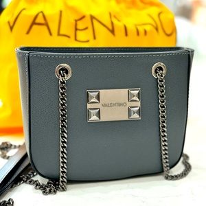 NWT Valentino yvette bonbonniere grey shoulder bag
